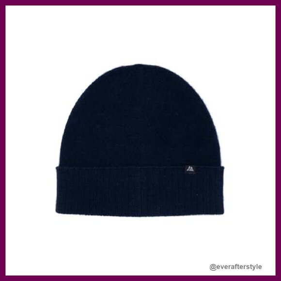 Luxury Cashmere Beanie Classic Minimal Chic Winter Warm Soft Stretchy main image 7